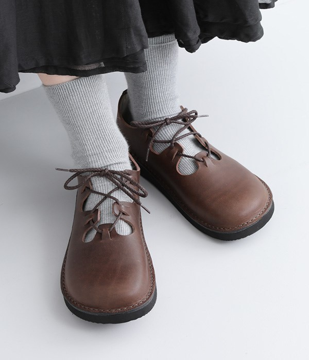 希少・極美品】COUNTRYMAN ギリー風コンビシューズ BRIDGEソール 予算