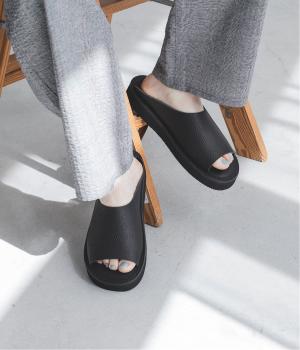 RICHT　スライドサンダル(ブラックシュリンク-23)