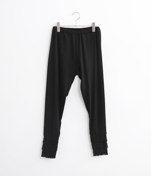 フライス裾シャーリングレギンス