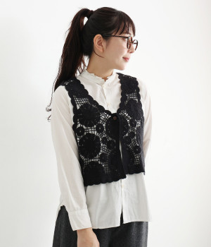 レースベスト(ブラック-ONESIZE)