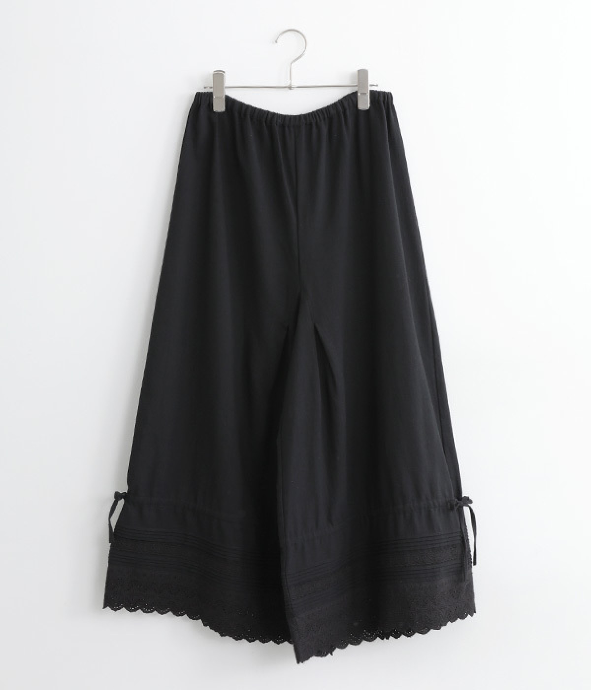 ビエラレーシー2WAYぺチキュロット(ブラック-ONESIZE)