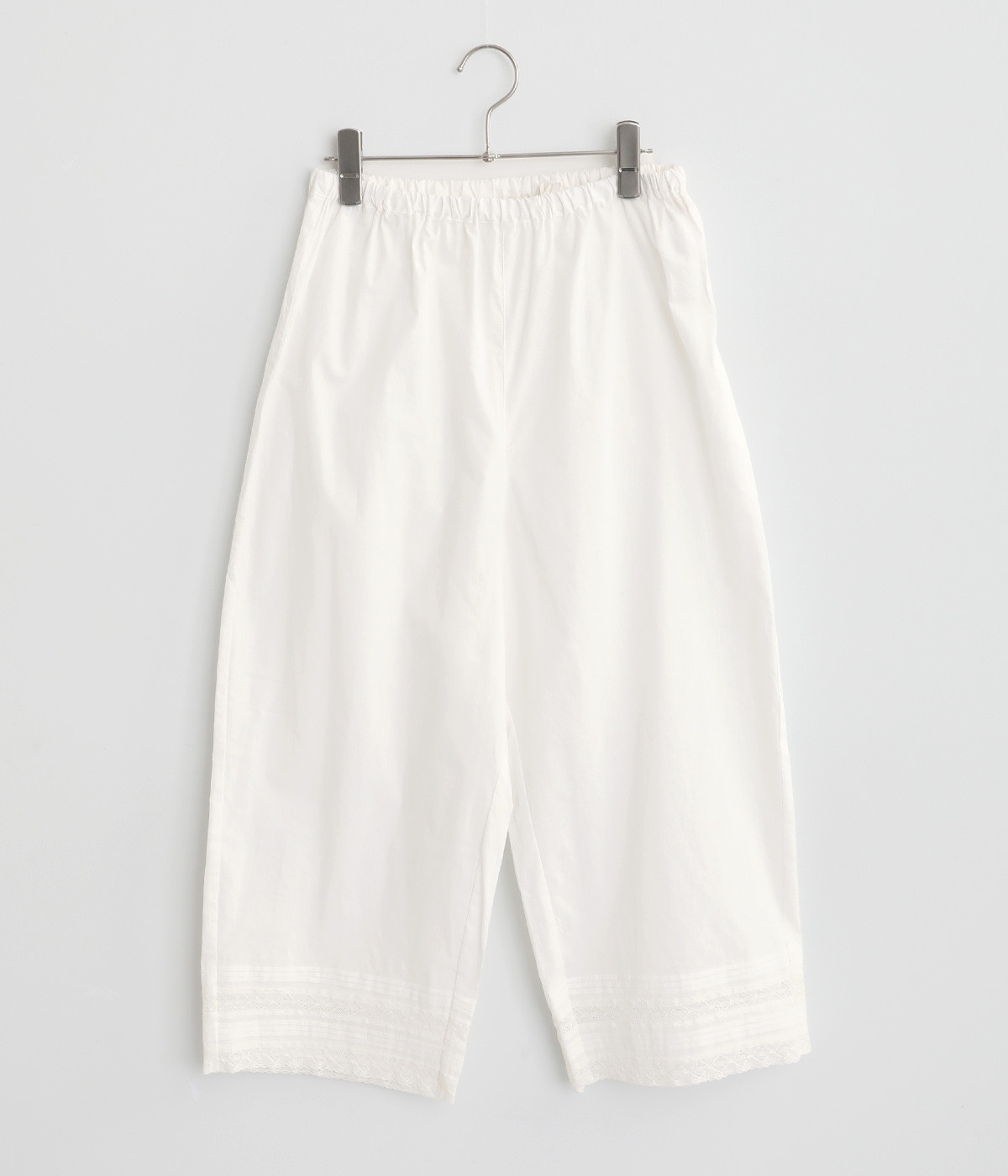 コットンローンレーシーストレートぺチパンツ(オフ-ONESIZE)