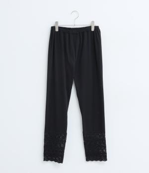 フライスレーシーレギンス(ブラック-F)