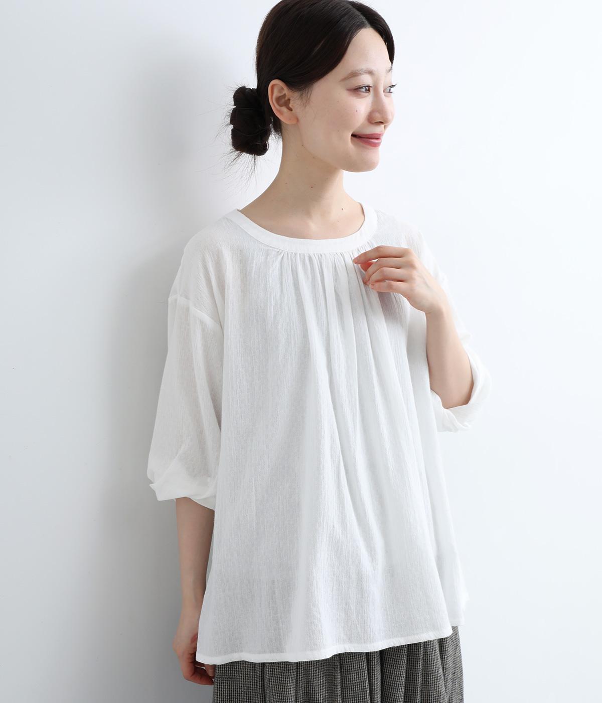 ジャカードバルーン袖プルオーバー(オフ-ONESIZE)