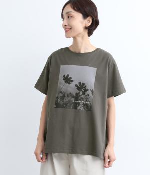 コットンプリントTシャツ