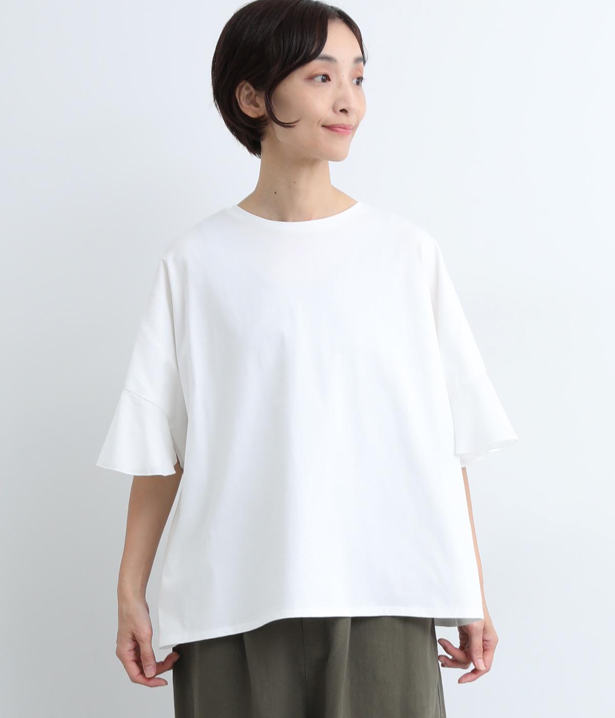 コットンゆったりTシャツ(オフ-ONESIZE)