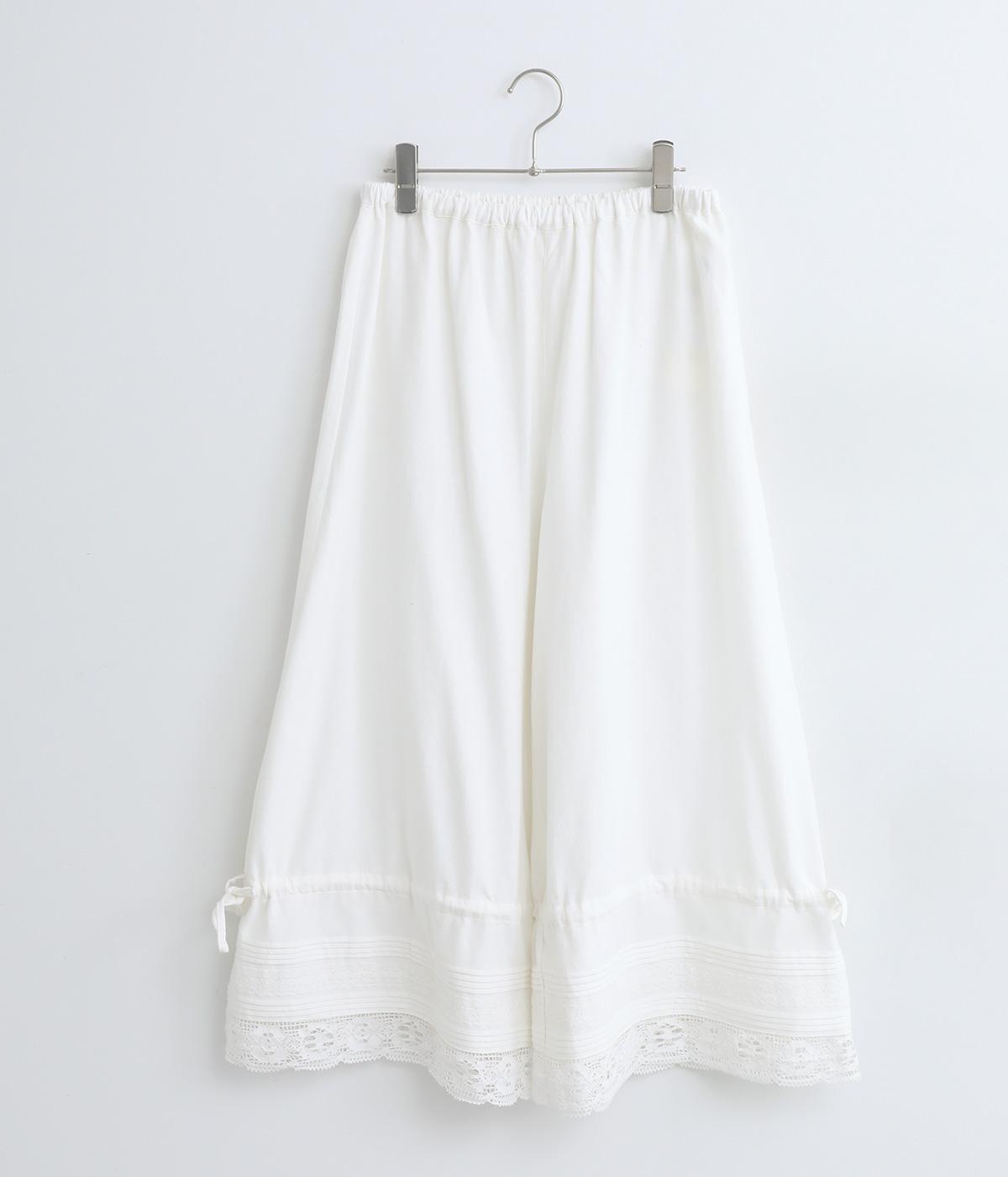 ビエラレーシー2wayペチキュロット(オフ-ONESIZE)