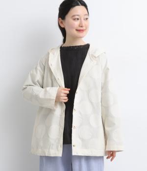 ドットジャカードブルゾンジャケット