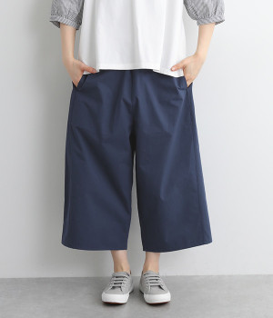 コットンツイルオーバルパンツ(ネイビー-ONESIZE)