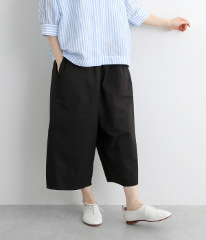 コットンツイルオーバルパンツ(ブラック-ONESIZE)