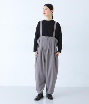 サロペットパンツ(グレー-F)