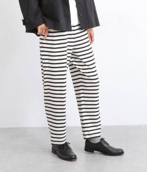 天竺ボーダーイージーパンツ