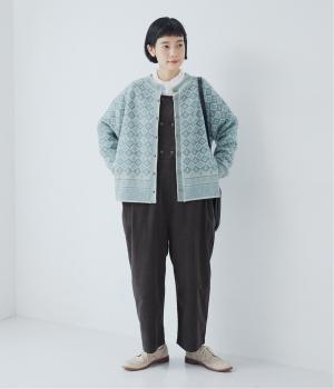 シャツコールダブル釦サロペット(チャコ-ル-F)