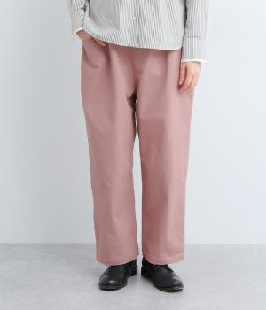 ストレッチピーチ起毛足長パンツ(ピンク-F)