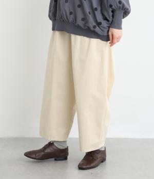 コットンツイルバックポケットマオパンツ(アイボリー-F)