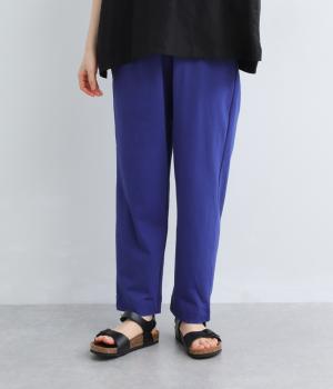 コットンOE天竺イージーパンツ(ロイヤルブルー-F)