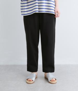 コットンOE天竺イージーパンツ(ブラック-F)