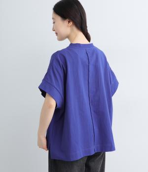 コットン天竺FBドルマンプルオーバー(ロイヤルブルー-F)