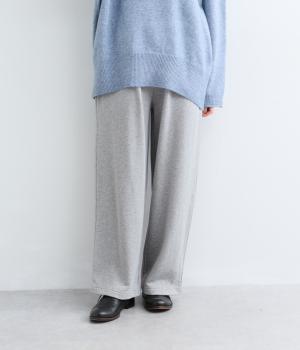 裏毛ワイドパンツ（トップグレー・F）
