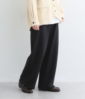 裏毛ワイドパンツ（ブラック・F）