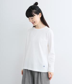 リサイクルコットンラグランTEE(長袖)（オフホワイト・M）
