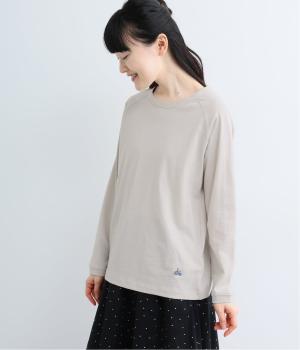 リサイクルコットンラグランTEE(長袖)（オイスター・L）