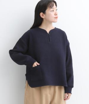 キーネックプルオーバー（ネイビー・F）