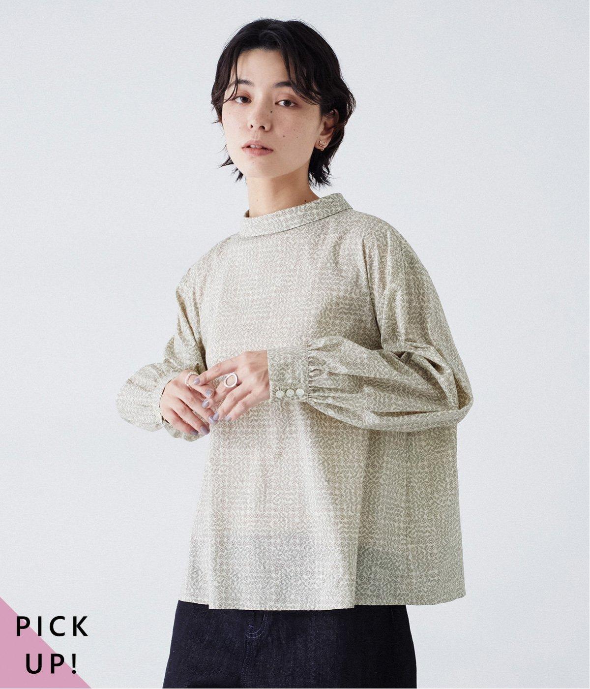 リバティ・ファブリックス 花柄ブラウス