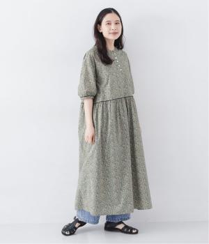 コットンローン小花柄ワンピース