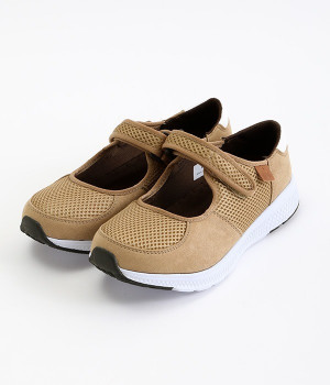 軽量スニーカー(ベージュ-L)