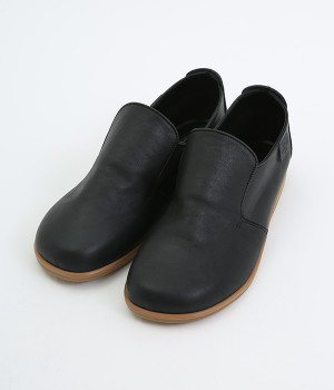 国産本革　スリッポン(ブラック-S)