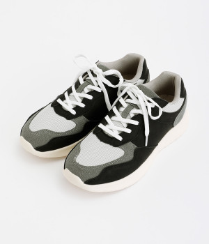 ライトスニーカー(ブラック-M)