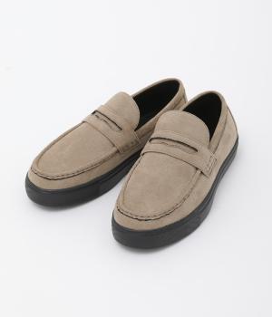 スニーカーローファー（ベージュ・L）