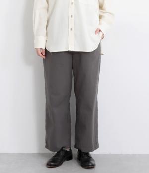 コットンストレートパンツ