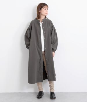 コットンラグラン袖ワンピース