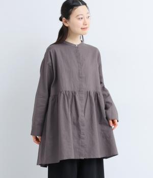 ラミーウエスト切り替えギャザーチュニック