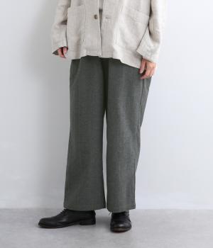 ストレート起毛パンツ（グレー・F）