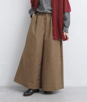 ダンプ超ワイドパンツ（ブラウン・F）