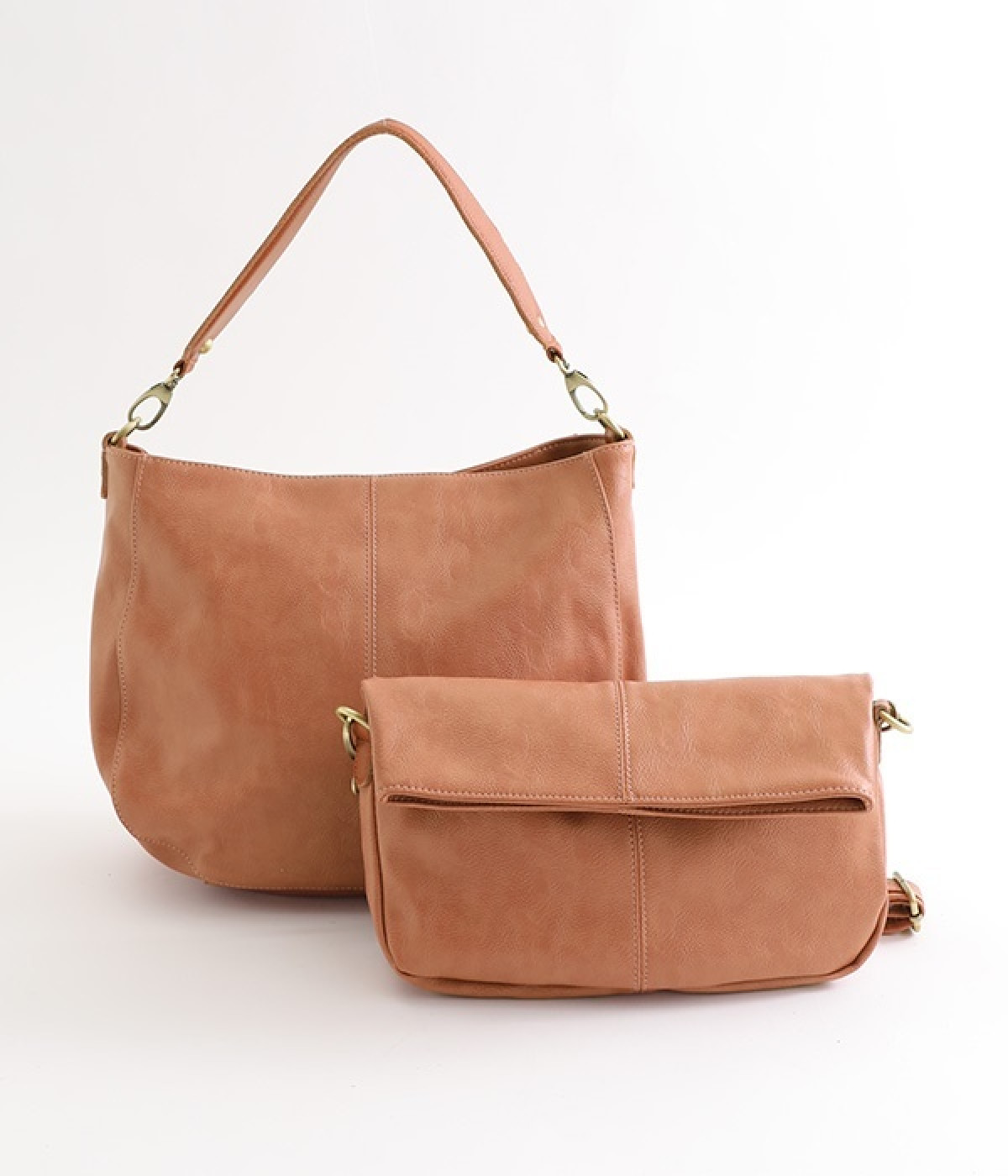 3WAYワンショルダーバッグ　バッグインバッグ付き(ピンク-ONESIZE)