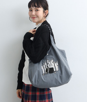 ムーミン　ナイロントートバッグ(アッシュブルー-ONESIZE)