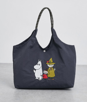 ムーミン　ナイロントートバッグ(ネイビー-ONESIZE)