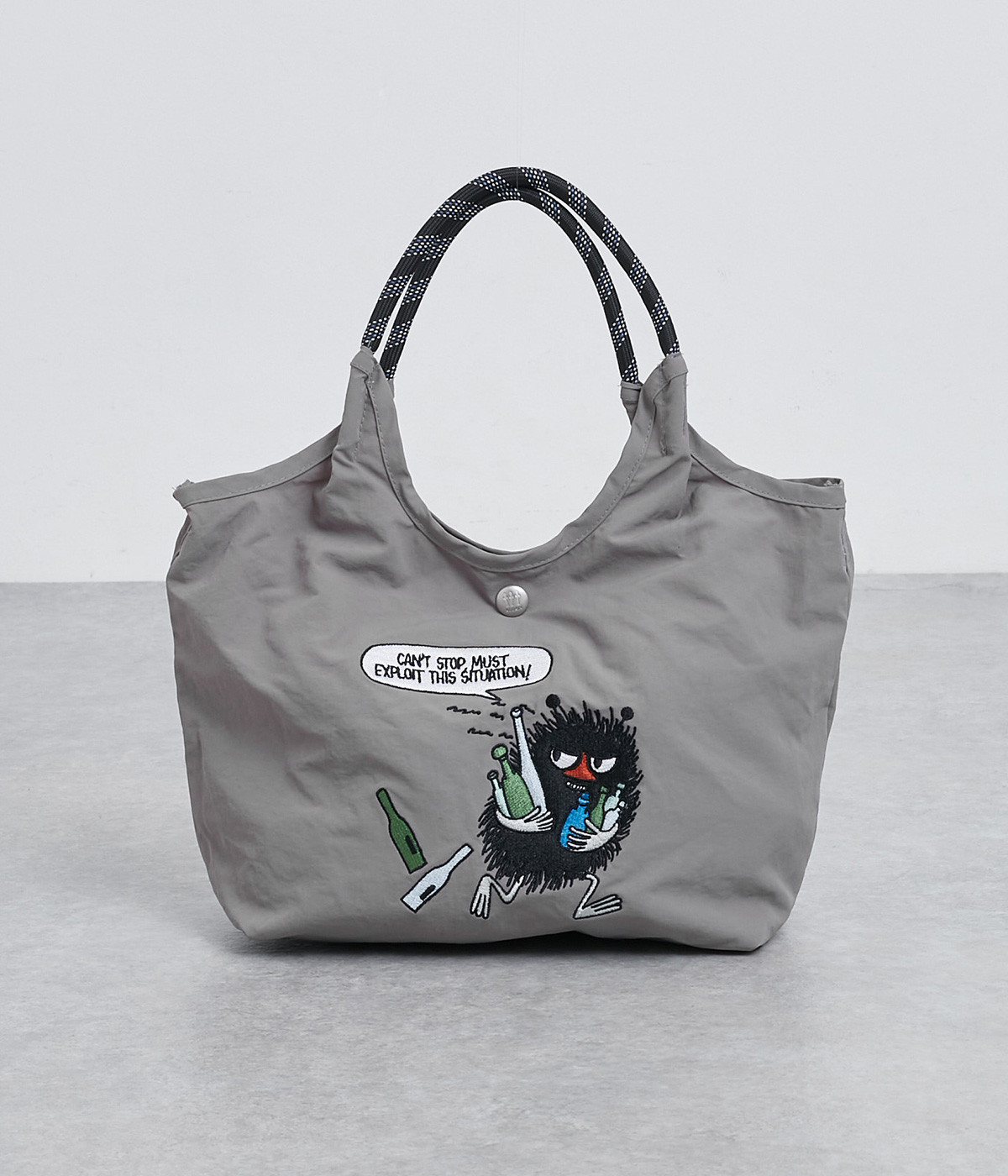 ムーミン　ナイロン2wayトートバッグ(Nグレー-ONESIZE)