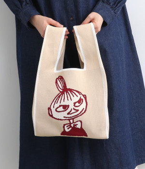 ニット マルシェバッグ(ライトベージュ-ONESIZE)