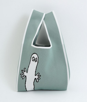 ニット マルシェバッグ(クールグリーン-ONESIZE)