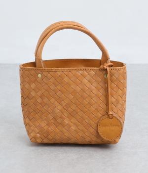 ファインメッシュハンドバッグ(ブラウン-F)