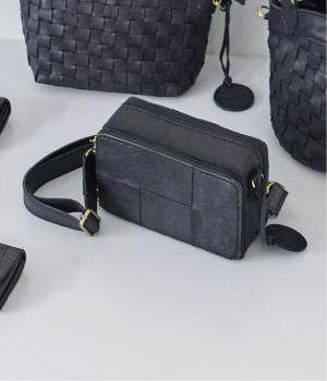 レザーメッシュお財布ショルダー