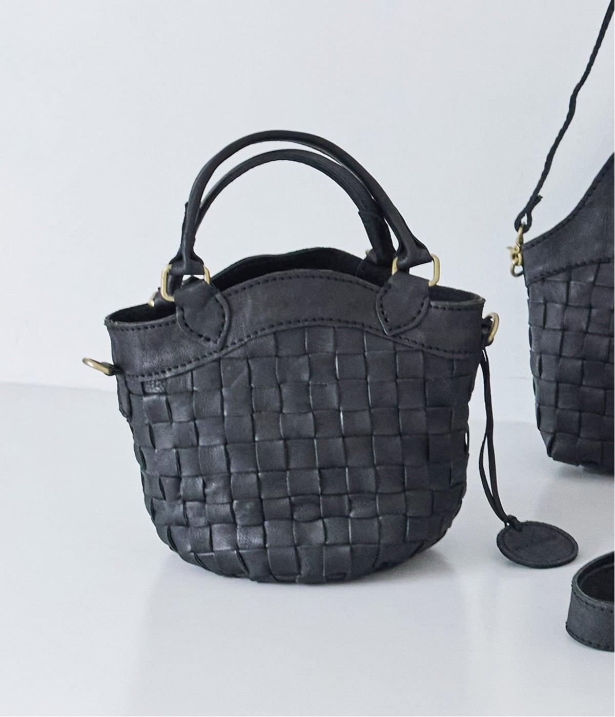 レザーメッシュバケツ型トート｜zucchero（ズッケロ）の商品詳細