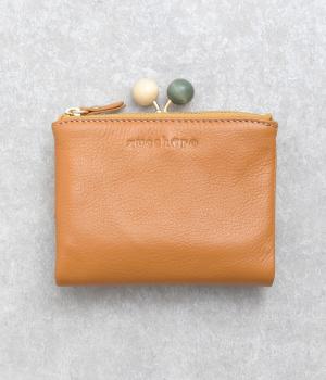 木玉がま口2つ折り財布