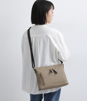 デュ―ロン×レザー　お財布ショルダーバッグ