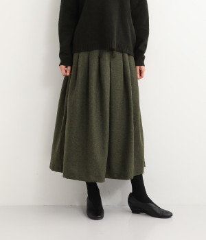 ウールエターミンタックスカート